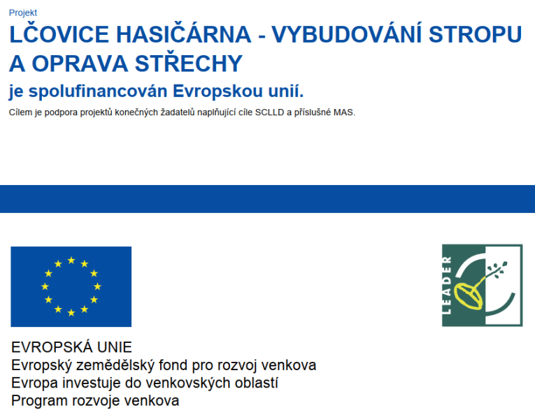 Projekt hasičárna